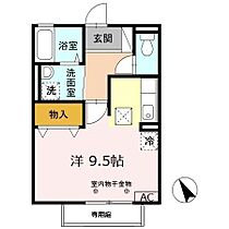 兵庫県姫路市飾磨区下野田４丁目（賃貸アパート1R・1階・29.44㎡） その2