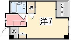 兵庫県姫路市西中島（賃貸マンション1R・3階・23.73㎡） その2