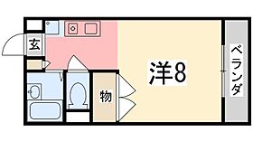 兵庫県姫路市北条永良町（賃貸アパート1R・2階・22.86㎡） その2