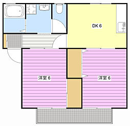 間取図画像 2DK