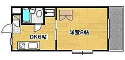 ライブ小島2 1DKの間取図画像