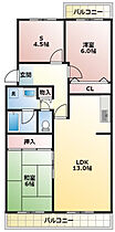 ヴィブレ若宮東 405 ｜ 静岡県磐田市森下（賃貸マンション3LDK・4階・66.19㎡） その2