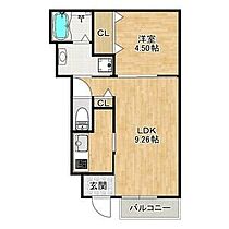 AFC RESIDENCE見付　A 102 ｜ 静岡県磐田市見付（賃貸アパート1LDK・1階・36.02㎡） その2