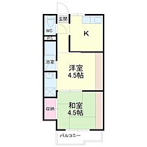 リッチマンParT2 108 ｜ 静岡県掛川市小貫（賃貸アパート2K・1階・26.80㎡） その2