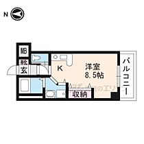 大阪府交野市星田５丁目（賃貸マンション1R・2階・23.01㎡） その2