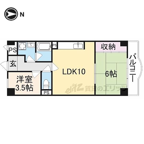 サンプラザ神楽 707｜奈良県大和高田市神楽３丁目(賃貸マンション1LDK・7階・45.00㎡)の写真 その2