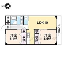 ラヴィーン・エミネンス 203 ｜ 奈良県生駒市俵口町（賃貸マンション2LDK・2階・61.80㎡） その2