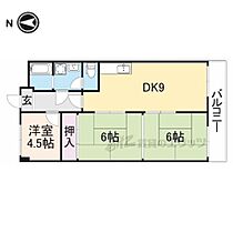 コーポオオミヤ 203 ｜ 奈良県奈良市大宮町６丁目（賃貸マンション3LDK・2階・66.40㎡） その2