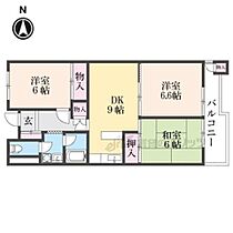 東急ドエル奈良パークビレッジ6号棟 1006 ｜ 奈良県奈良市大宮町２丁目（賃貸マンション3LDK・10階・63.00㎡） その2