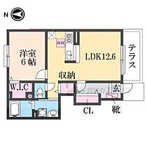 奈良県奈良市法蓮町（賃貸アパート1LDK・1階・46.22㎡） その2