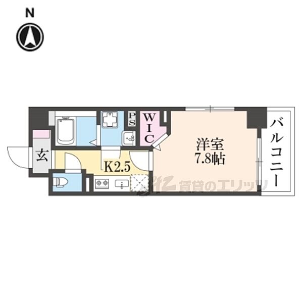 エバーハイム畝傍 201｜奈良県橿原市葛本町(賃貸マンション1K・2階・28.21㎡)の写真 その2