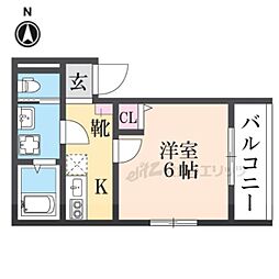 ＤａｌｉａＨＹ 1階1Kの間取り