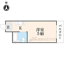 ユーフォニー三郷 ワンルームの間取図画像
