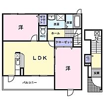 ニュー　ブライト 203 ｜ 千葉県柏市大室（賃貸アパート2LDK・2階・60.33㎡） その2