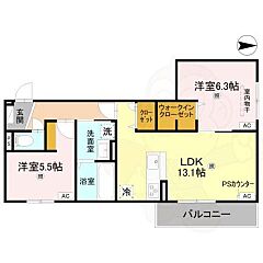 物件の間取り