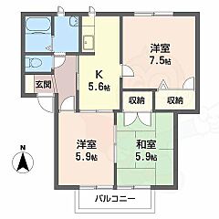 物件の間取り