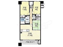 ピアッツァコート神宮前 3LDKの間取図画像