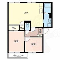 三央ハイツA  ｜ 奈良県香芝市逢坂２丁目（賃貸アパート2LDK・2階・50.78㎡） その2