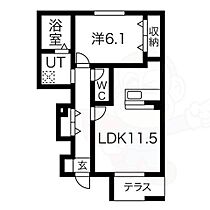 ゆめな都2番館  ｜ 奈良県磯城郡田原本町大字宮古（賃貸アパート1LDK・1階・46.23㎡） その2