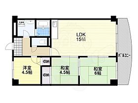 サンプラザ神楽  ｜ 奈良県大和高田市神楽３丁目（賃貸マンション3LDK・2階・63.91㎡） その2