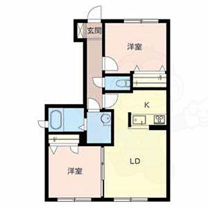 アルティ逢坂B_間取り_0