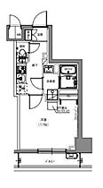 Ｓ－ＲＥＳＩＤＥＮＣＥ両国緑 502 ｜ 東京都墨田区緑2丁目5-6（賃貸マンション1K・2階・25.51㎡） その2