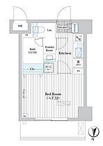 Ｌ・ＢＡＳＥ押上Ｓｏｕｔｈ 506 ｜ 東京都墨田区横川2丁目13-4（賃貸マンション1K・5階・25.00㎡） その2