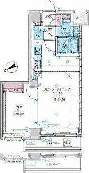 ジェノヴィア鐘ヶ淵 803｜東京都墨田区墨田2丁目(賃貸マンション1LDK・8階・42.94㎡)の写真 その2