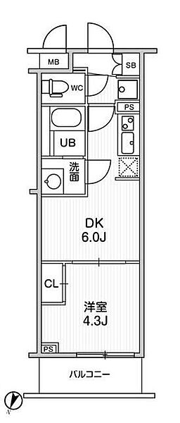 ＬＩＭＥ　ＲＥＳＩＤＥＮＣＥ　ＨＩＫＩＦＵＮＥ 404｜東京都墨田区東向島1丁目(賃貸マンション1DK・4階・25.96㎡)の写真 その2