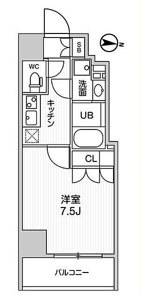 ガリシア森下V 1003｜東京都墨田区千歳3丁目(賃貸マンション1K・10階・25.64㎡)の写真 その2