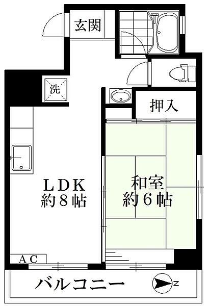 大塚ビル 202｜東京都墨田区太平4丁目(賃貸マンション1LDK・2階・33.00㎡)の写真 その2