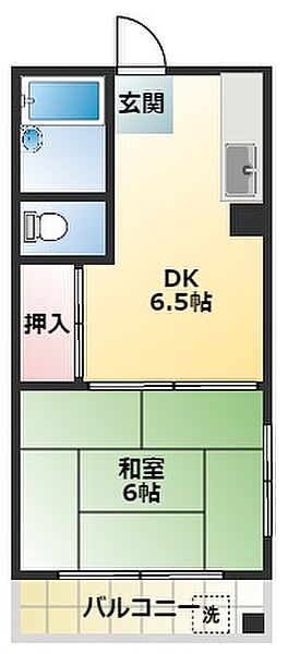 永田マンション 505｜東京都墨田区太平3丁目(賃貸マンション1DK・5階・23.58㎡)の写真 その2