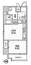 ＲＯＯＴｓ　Ｋｉｋｕｋａｗａ 601 ｜ 東京都墨田区菊川3丁目12-11（賃貸マンション1LDK・6階・40.27㎡） その2