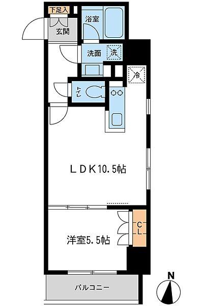 レジデンス両国駅前 906｜東京都墨田区両国4丁目(賃貸マンション1LDK・9階・39.09㎡)の写真 その2