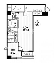 アーバンフラッツ瓦町 1101 ｜ 大阪府大阪市中央区瓦町3丁目2-10（賃貸マンション1LDK・11階・54.16㎡） その2