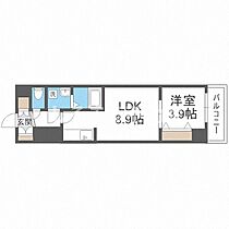 CITY PAL CREST TANIMACHI 704 ｜ 大阪府大阪市中央区農人橋1丁目1-14（賃貸マンション1LDK・7階・35.20㎡） その2