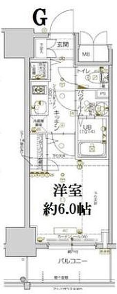 エスリード本町レジデンス 511｜大阪府大阪市西区立売堀3丁目(賃貸マンション1K・5階・21.70㎡)の写真 その2