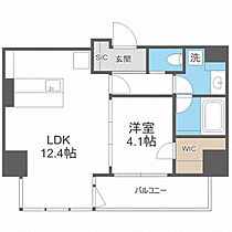 BRAVE常盤町II 1101 ｜ 大阪府大阪市中央区常盤町2丁目4-8（賃貸マンション1LDK・11階・41.54㎡） その2