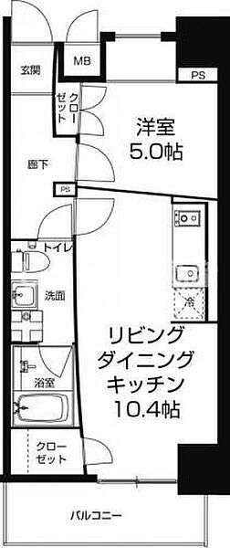 LaDouceur中之島 506｜大阪府大阪市西区土佐堀3丁目(賃貸マンション1LDK・5階・39.60㎡)の写真 その2