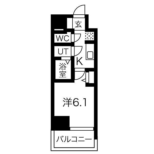 ファステート大阪ドームライズ 902｜大阪府大阪市西区九条南2丁目(賃貸マンション1K・9階・22.18㎡)の写真 その2