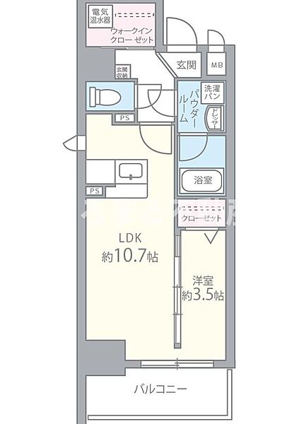 ソシオ心斎橋 905｜大阪府大阪市中央区東心斎橋1丁目(賃貸マンション1LDK・9階・37.37㎡)の写真 その2