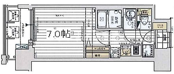 レジュールアッシュウエストレジス 912｜大阪府大阪市西区本田2丁目(賃貸マンション1K・9階・23.49㎡)の写真 その15