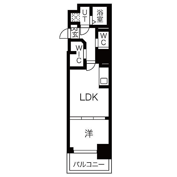 サムティ江戸堀ASUNT 1203｜大阪府大阪市西区江戸堀2丁目(賃貸マンション1LDK・12階・35.95㎡)の写真 その2