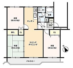 間取図画像 3LDK