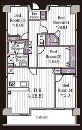 間取図画像 4LDK