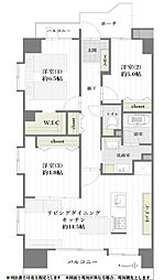 ラミアール西船橋 3LDKの間取図画像