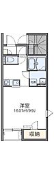 レオネクスト日新加古川 1Kの間取図画像