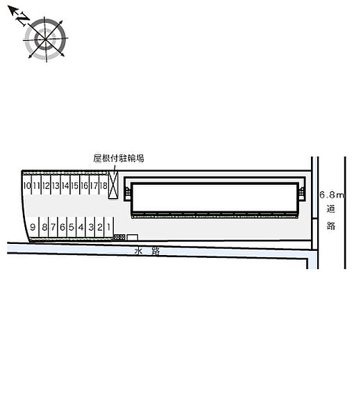 レオパレスCONFORT加古川 ｜兵庫県加古川市野口町長砂(賃貸アパート1K・2階・23.18㎡)の写真 その3