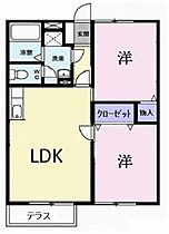 エンジェルコーポラスA  ｜ 兵庫県加古川市東神吉町西井ノ口58-1（賃貸アパート2LDK・1階・54.92㎡） その2