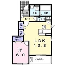 リアン・ファミーリエ  B  ｜ 兵庫県加古川市加古川町友沢91-1（賃貸アパート1LDK・1階・48.55㎡） その2